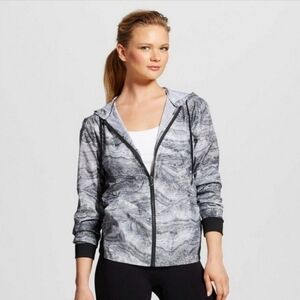 C9 by Champion ink print mesh windbreaker jacket